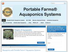 Tablet Screenshot of portablefarms.com